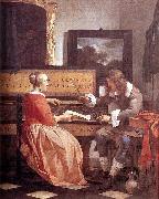 Man and Woman Sitting at the Virginal